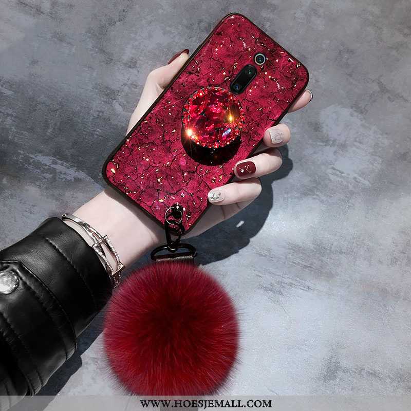 Hoesje Xiaomi Mi 9t Mode Scheppend Dun Anti-fall Net Red Zacht Rood Groen