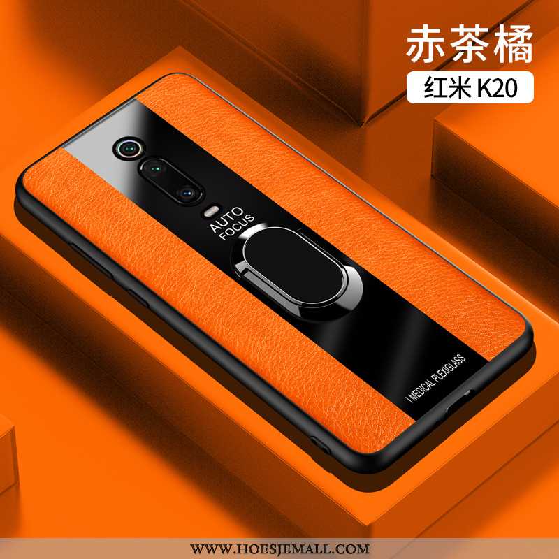 Hoesje Xiaomi Mi 9t Super Dun Bescherming Mini Anti-fall Ring Siliconen Rood