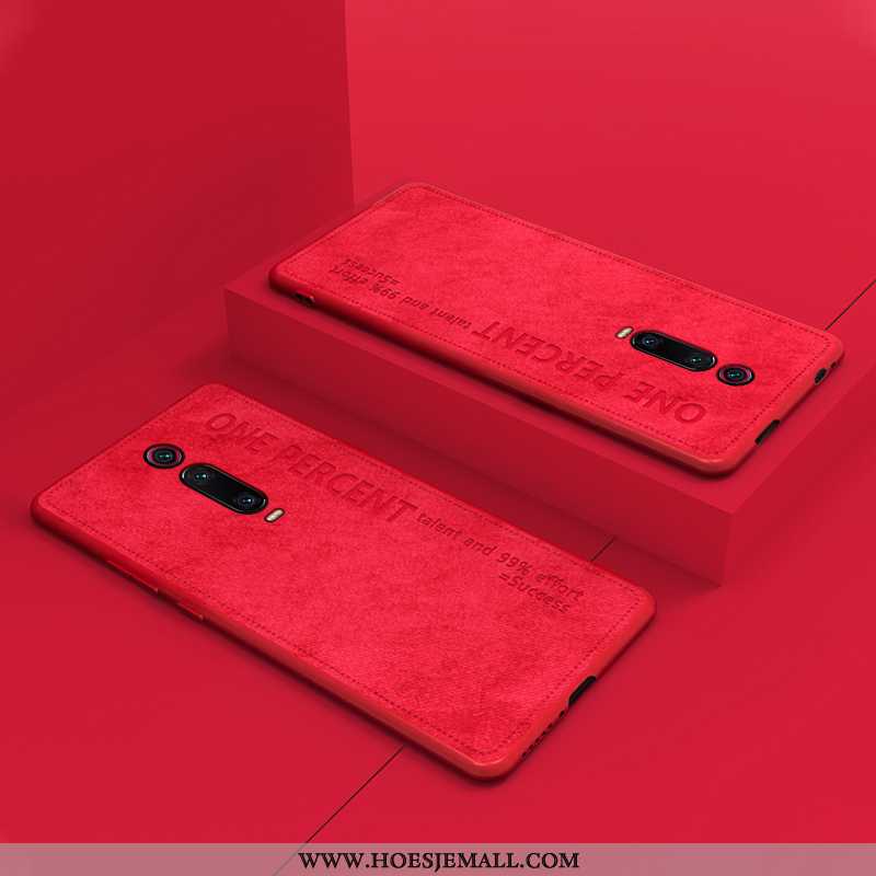 Hoes Xiaomi Mi 9t Dun Siliconen Mini Rood Roze Bescherming