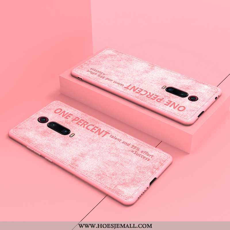 Hoes Xiaomi Mi 9t Dun Siliconen Mini Rood Roze Bescherming