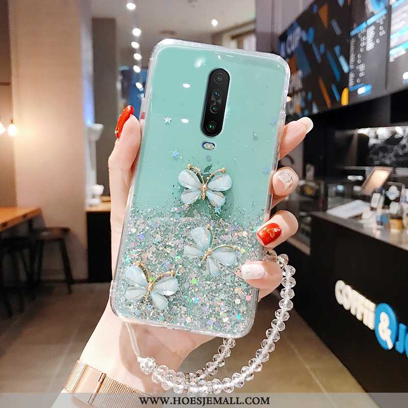 Hoesje Xiaomi Mi 9t Super Dun Siliconen Vlinder Mobiele Telefoon Zacht Roze