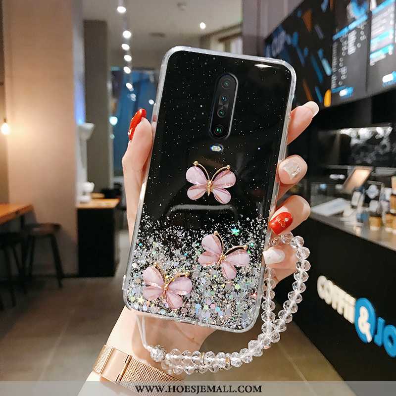 Hoesje Xiaomi Mi 9t Super Dun Siliconen Vlinder Mobiele Telefoon Zacht Roze