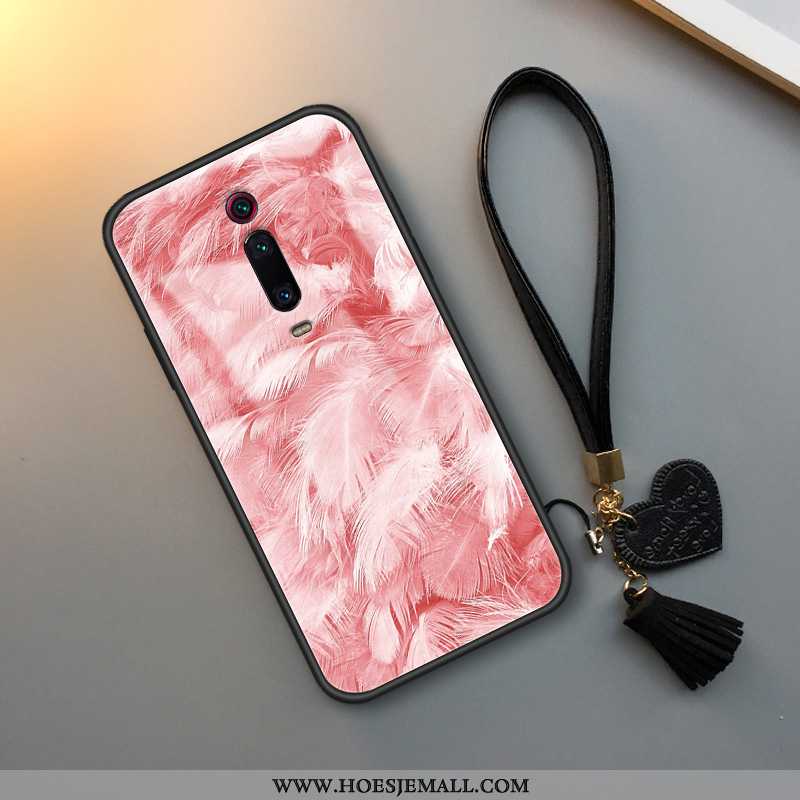 Hoes Xiaomi Mi 9t Bescherming Glas Anti-fall Hoesje Zacht Veer Mobiele Telefoon Blauwe