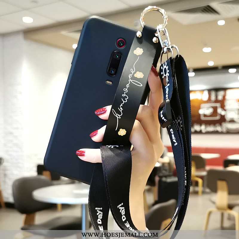 Hoesje Xiaomi Mi 9t Hanger Persoonlijk Rood Eenvoudige Kunst Vers Turquoise