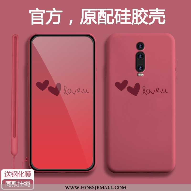 Hoesje Xiaomi Mi 9t Bescherming Mooie Siliconen Mobiele Telefoon Groen Net Red