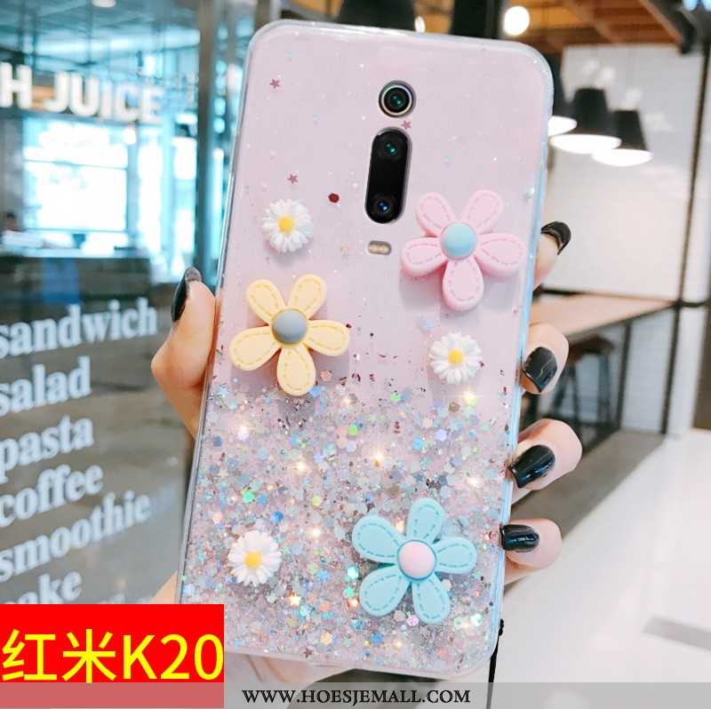 Hoesje Xiaomi Mi 9t Bescherming Luxe Mini Bloemen Net Red Mobiele Telefoon Trend Witte