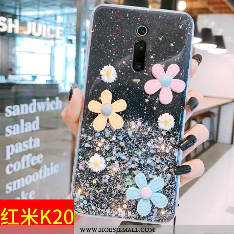 Hoesje Xiaomi Mi 9t Bescherming Luxe Mini Bloemen Net Red Mobiele Telefoon Trend Witte