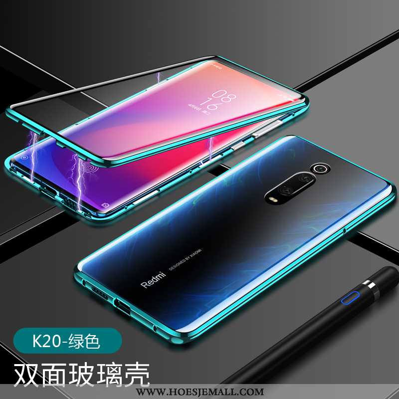 Hoes Xiaomi Mi 9t Glas Doorzichtig Mini Pas Trend Rood Omkeerbaar