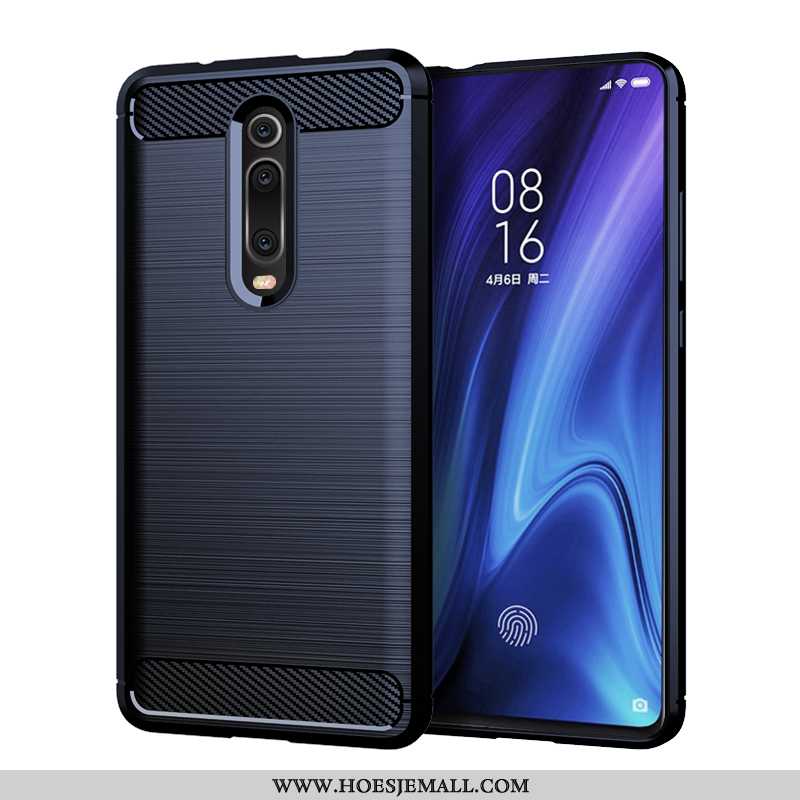 Hoes Xiaomi Mi 9t Persoonlijk Scheppend Rood Siliconen Zwart Net Red Hoesje Zwarte