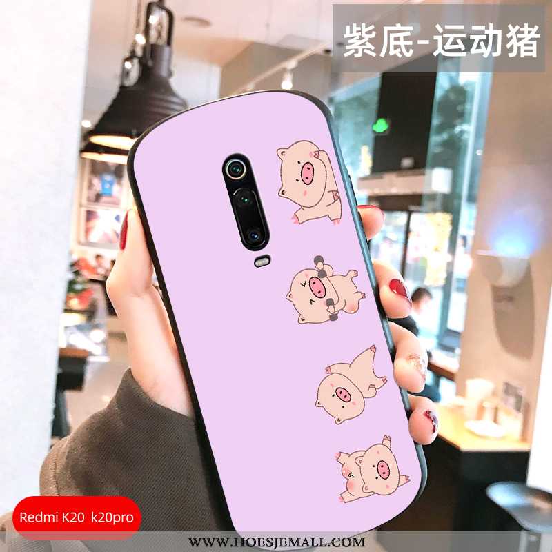 Hoesje Xiaomi Mi 9t Trend Bescherming Hoes Net Red Wit Scheppend Mode Witte