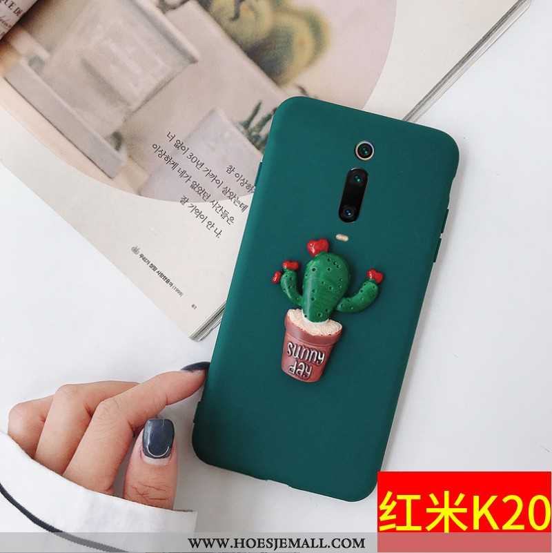 Hoesje Xiaomi Mi 9t Mooie Bescherming All Inclusive Donkergroen Groen Anti-fall