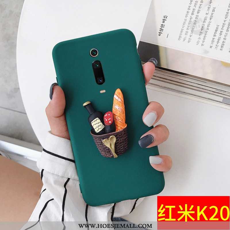 Hoesje Xiaomi Mi 9t Mooie Bescherming All Inclusive Donkergroen Groen Anti-fall