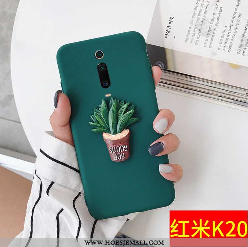 Hoesje Xiaomi Mi 9t Mooie Bescherming All Inclusive Donkergroen Groen Anti-fall