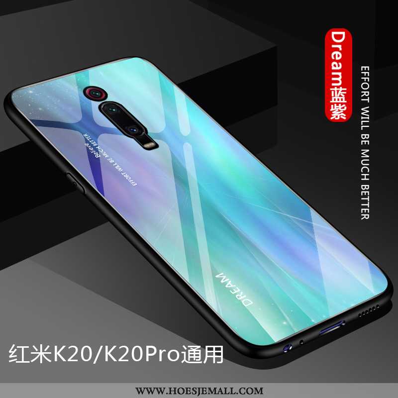 Hoesje Xiaomi Mi 9t Super Dun Effen Kleur Zacht Siliconen All Inclusive Blauwe