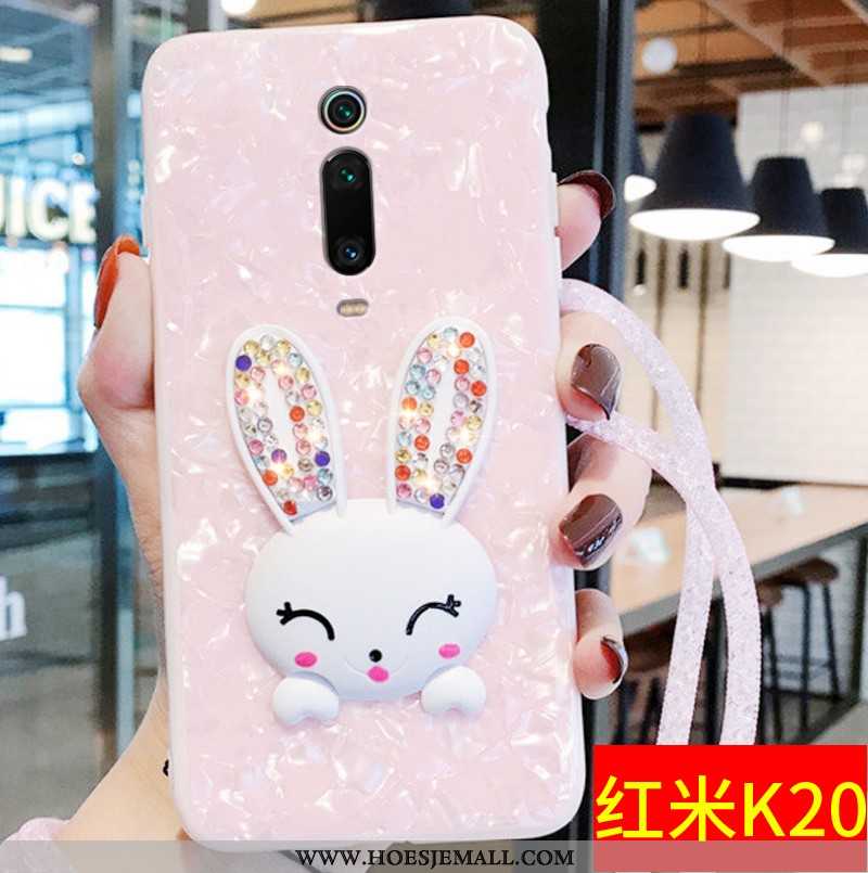 Hoes Xiaomi Mi 9t Scheppend Mooie Bescherming Schelp Anti-fall Mini Roze