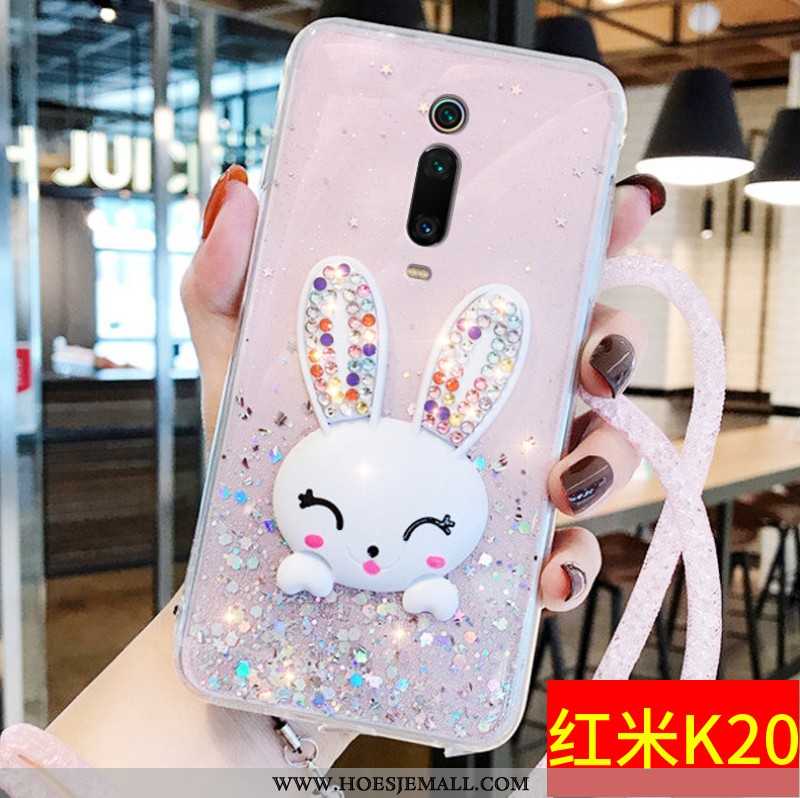 Hoes Xiaomi Mi 9t Scheppend Mooie Bescherming Schelp Anti-fall Mini Roze