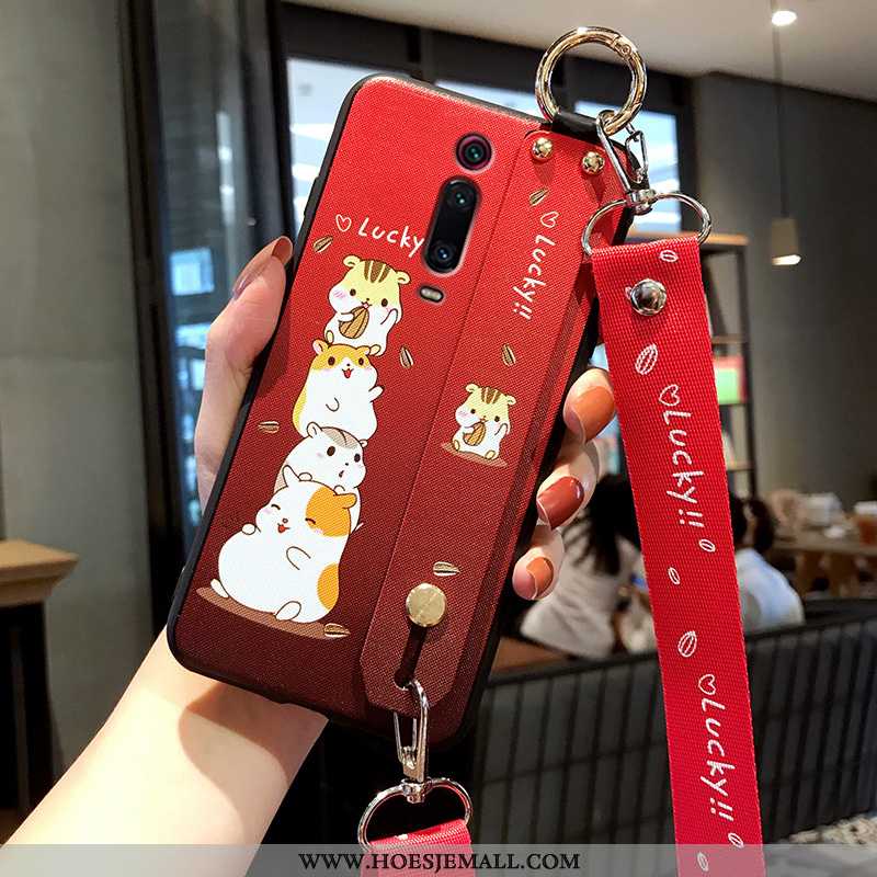 Hoesje Xiaomi Mi 9t Zacht Siliconen Rood Mini Bescherming Hoes Mobiele Telefoon Geel