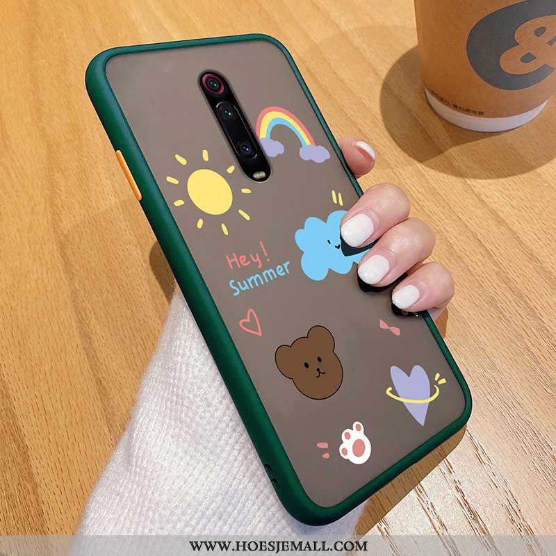 Hoesje Xiaomi Mi 9t Scheppend Super Mini Bescherming Regenboog Hard Dun Rood