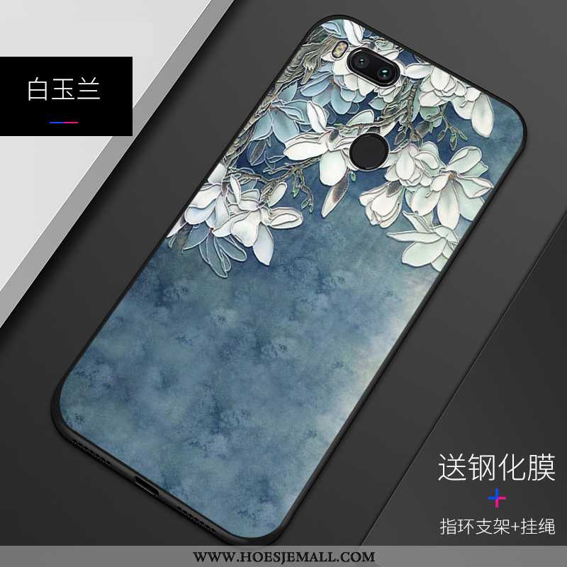 Hoesje Xiaomi Mi A1 Schrobben Persoonlijk Mini Hoes Anti-fall Bescherming Blauwe