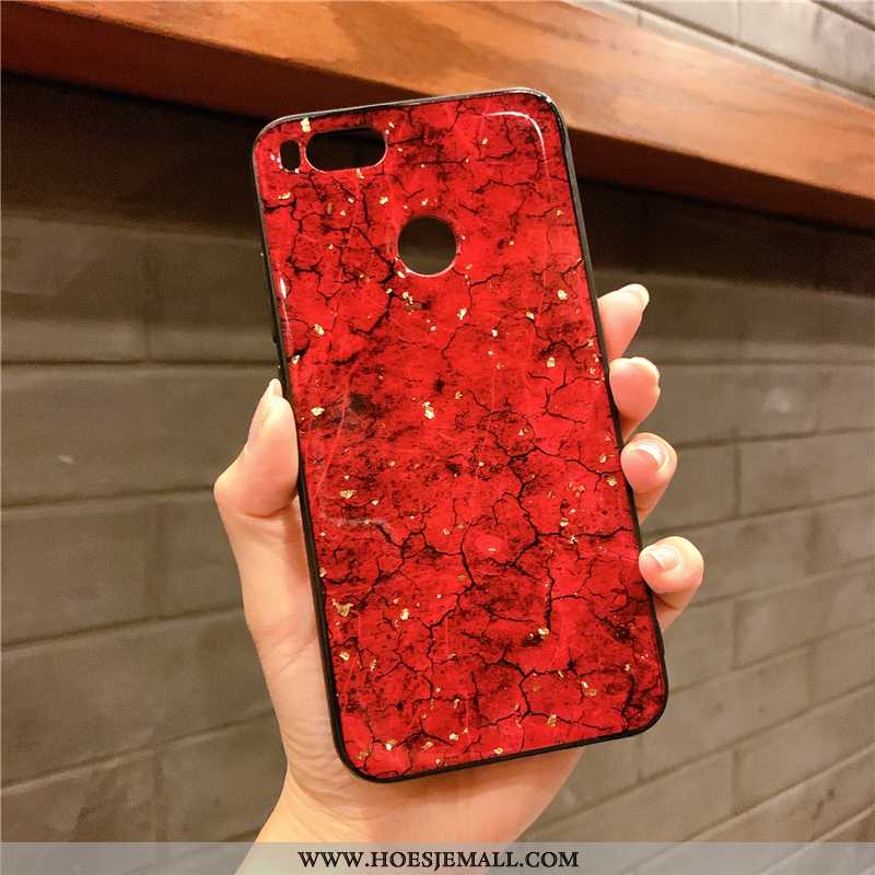 Hoesje Xiaomi Mi A1 Siliconen Bescherming Scheppend Persoonlijk Nieuw Mini Rood
