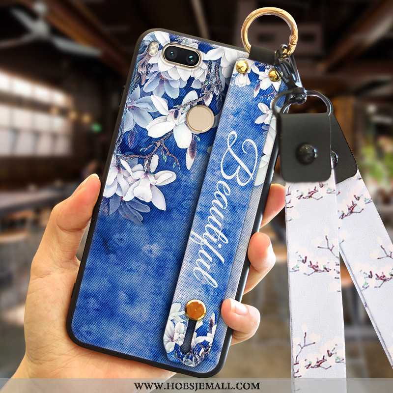 Hoesje Xiaomi Mi A1 Siliconen Mode Persoonlijk Mini Blauw Scheppend All Inclusive Blauwe
