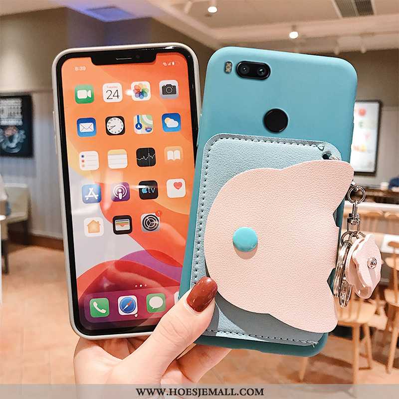 Hoesje Xiaomi Mi A1 Siliconen Bescherming Mini Anti-fall Roze Persoonlijk All Inclusive