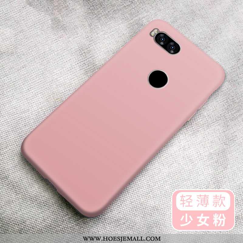 Hoesje Xiaomi Mi A1 Scheppend Trend Groen All Inclusive Siliconen Zacht Effen Kleur