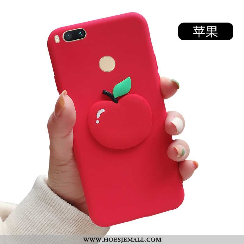 Hoesje Xiaomi Mi A1 Persoonlijk Bescherming Hoes Hanger Rood Mobiele Telefoon