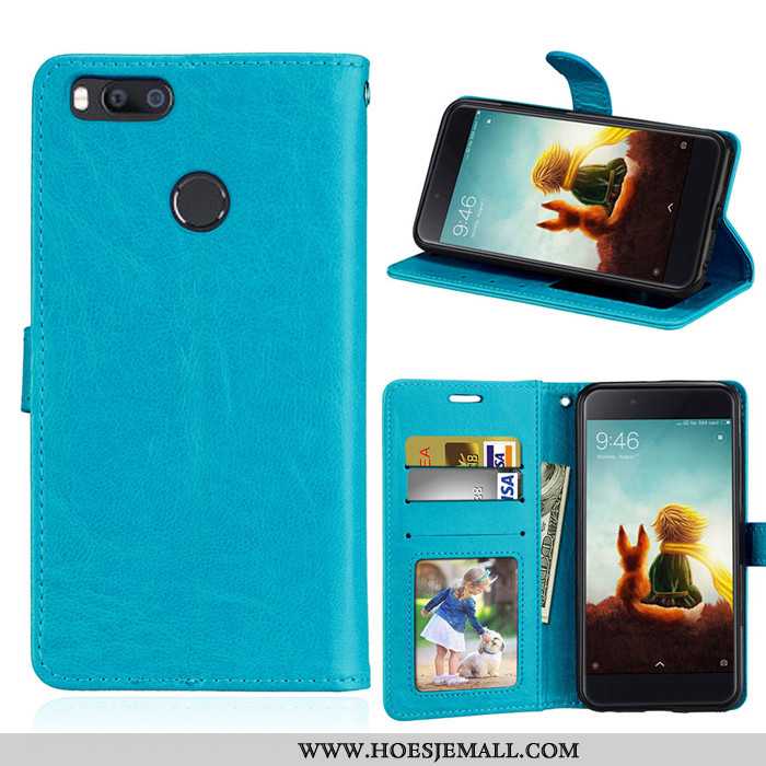 Hoesje Xiaomi Mi A1 Siliconen Bescherming Bruin Mini Mobiele Telefoon Blauw Zacht Bruine