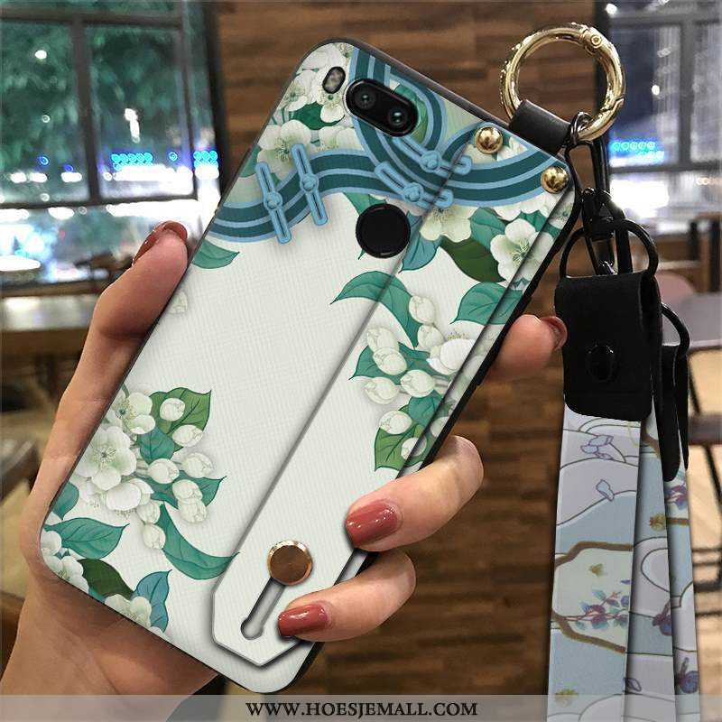 Hoesje Xiaomi Mi A1 Bescherming Hanger Zacht Mini Wind Chinese Stijl Etnische Rood