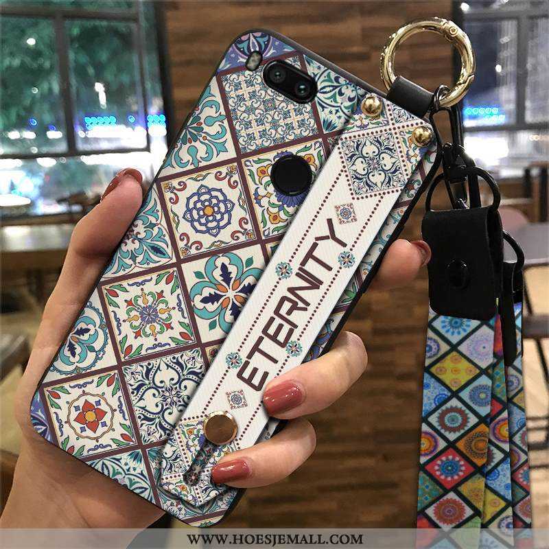 Hoesje Xiaomi Mi A1 Bescherming Hanger Zacht Mini Wind Chinese Stijl Etnische Rood