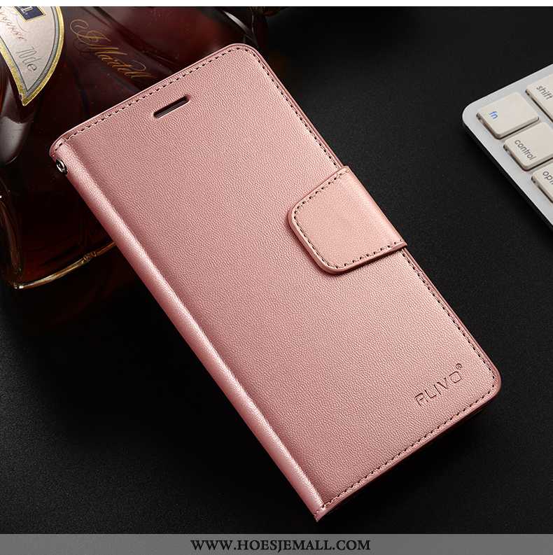 Hoesje Xiaomi Mi A1 Zacht Siliconen Roze Leren Mini Bescherming All Inclusive