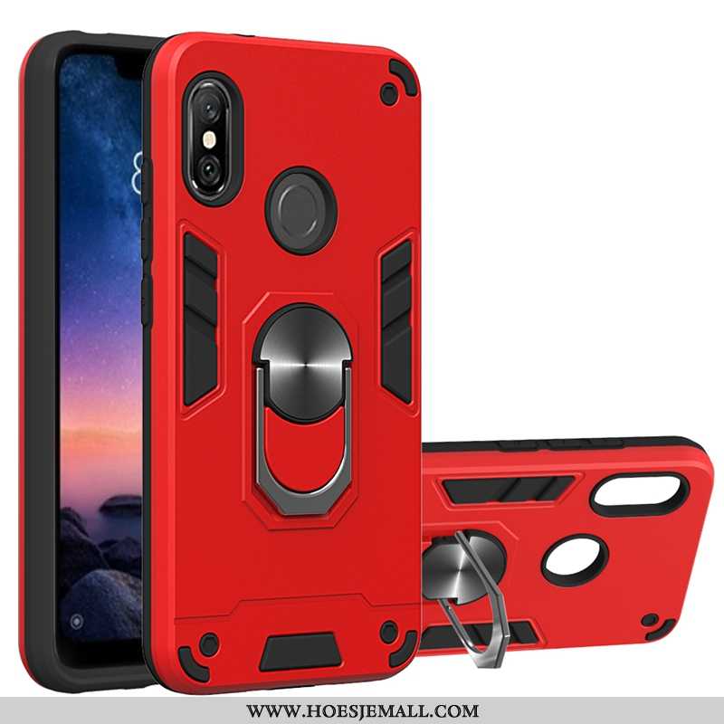 Hoesje Xiaomi Mi A2 Lite Bescherming Mini Rood Geel Auto Antislip Mobiele Telefoon