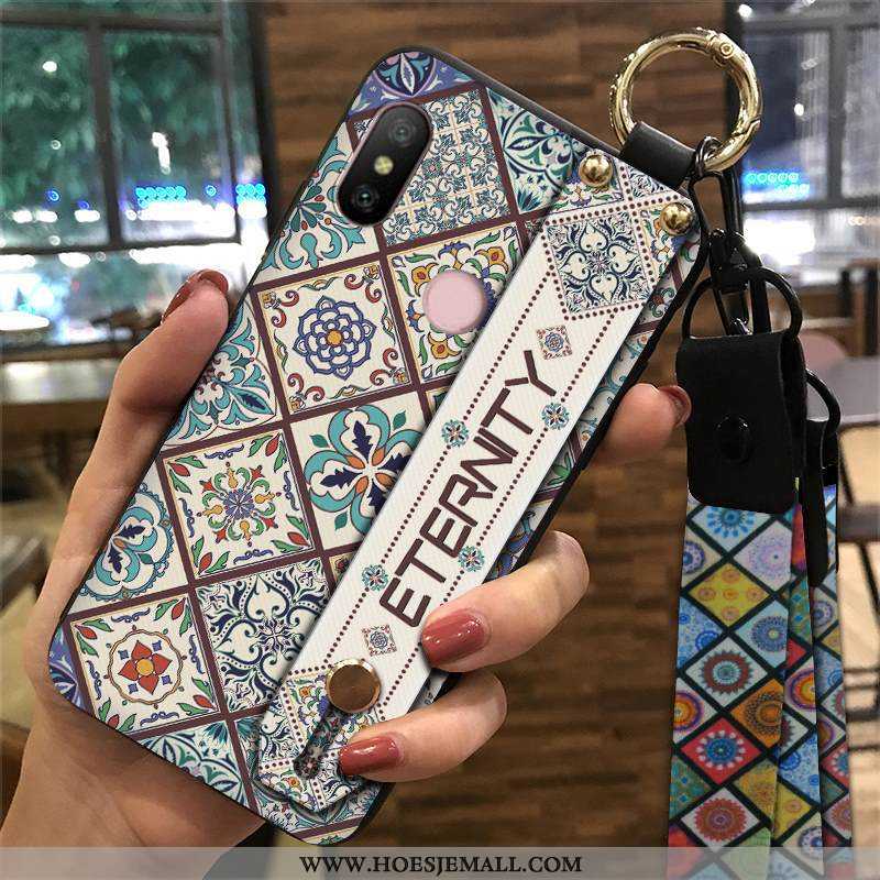 Hoes Xiaomi Mi A2 Lite Zacht Bescherming Paleis Mobiele Telefoon Rood Chinese Stijl Wind Groen