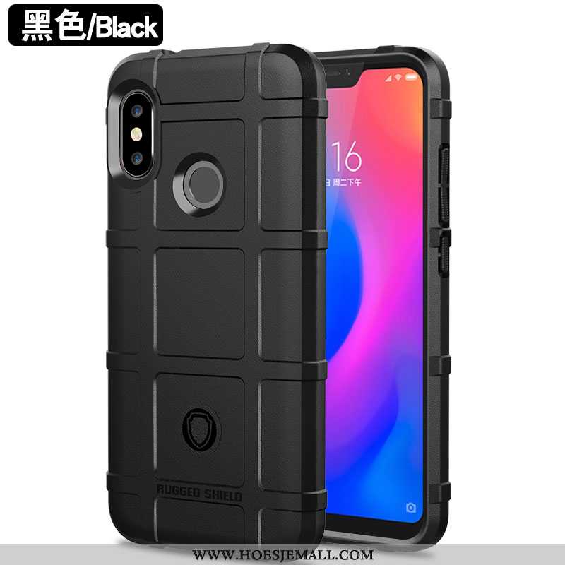 Hoes Xiaomi Mi A2 Lite Trend Zacht Mini Siliconen Mobiele Telefoon Gasbag Luxe Bruin