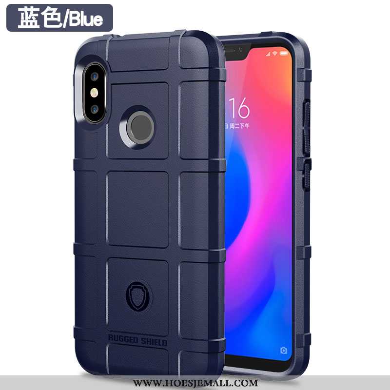 Hoes Xiaomi Mi A2 Lite Trend Zacht Mini Siliconen Mobiele Telefoon Gasbag Luxe Bruin