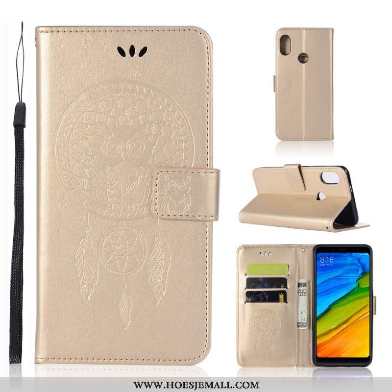 Hoes Xiaomi Mi A2 Bescherming Leren Hoesje Mobiele Telefoon Folio Groen Anti-fall