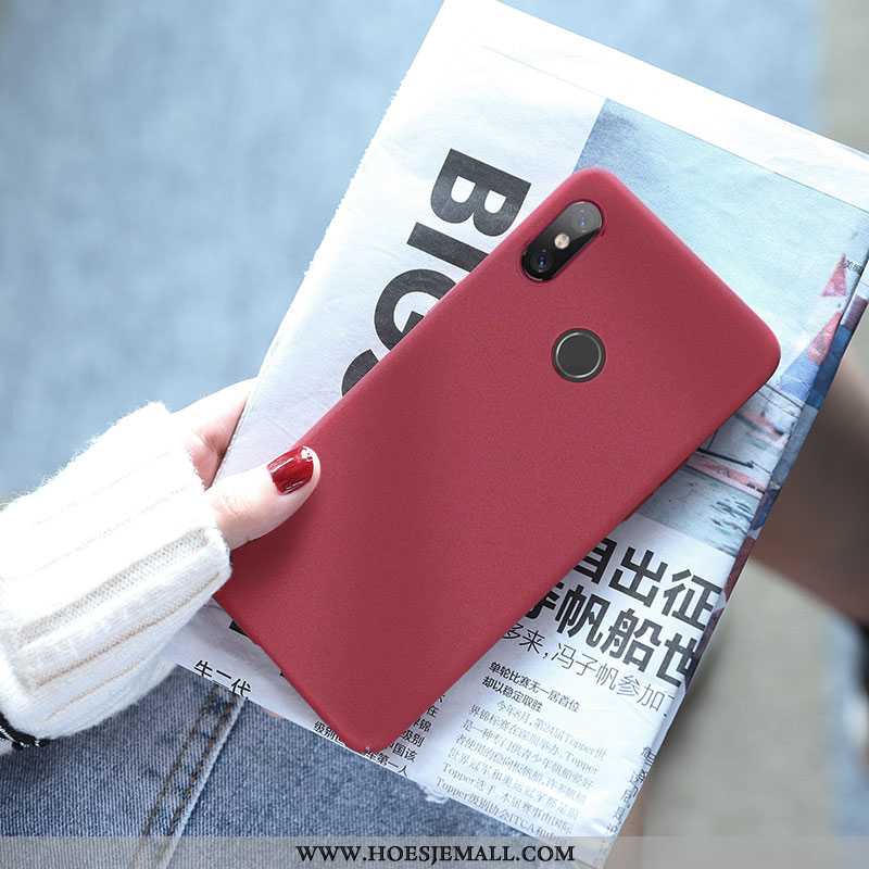 Hoesje Xiaomi Mi A2 Trend Super Bescherming Schrobben Mini Mobiele Telefoon Blauwe