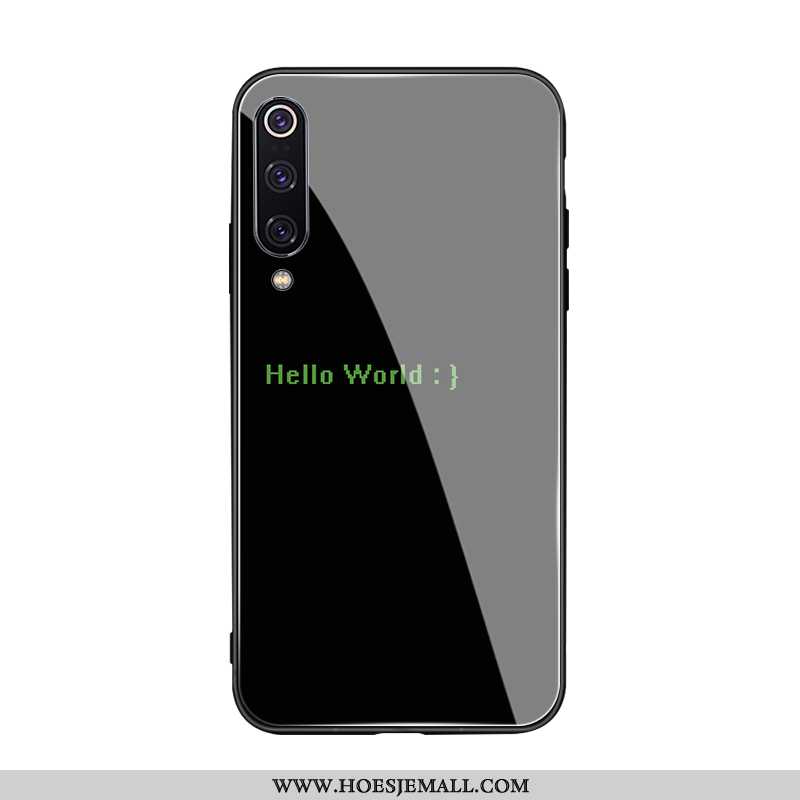 Hoesje Xiaomi Mi A3 Schrobben Scheppend Mobiele Telefoon Zon Mini Jeugd Hoes Zwarte
