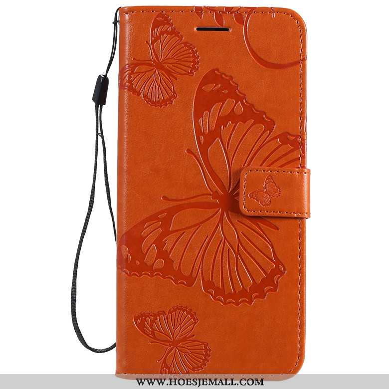 Hoes Xiaomi Mi A3 Leren Hoesje Bescherming Pas Patroon Mini Mobiele Telefoon Roze