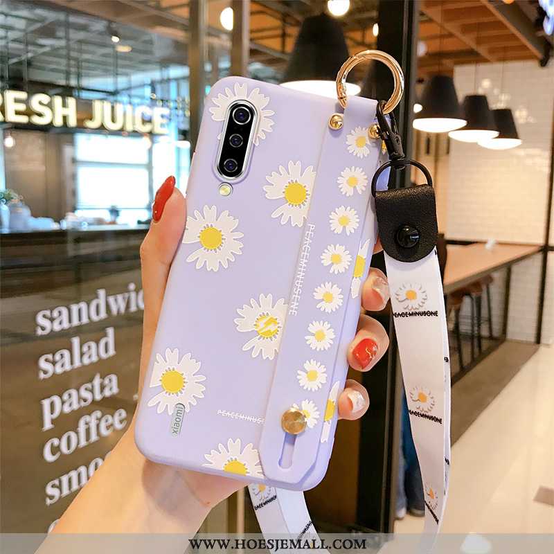 Hoesje Xiaomi Mi A3 Hanger Persoonlijk Hoes Mini Siliconen Trend Mobiele Telefoon Purper