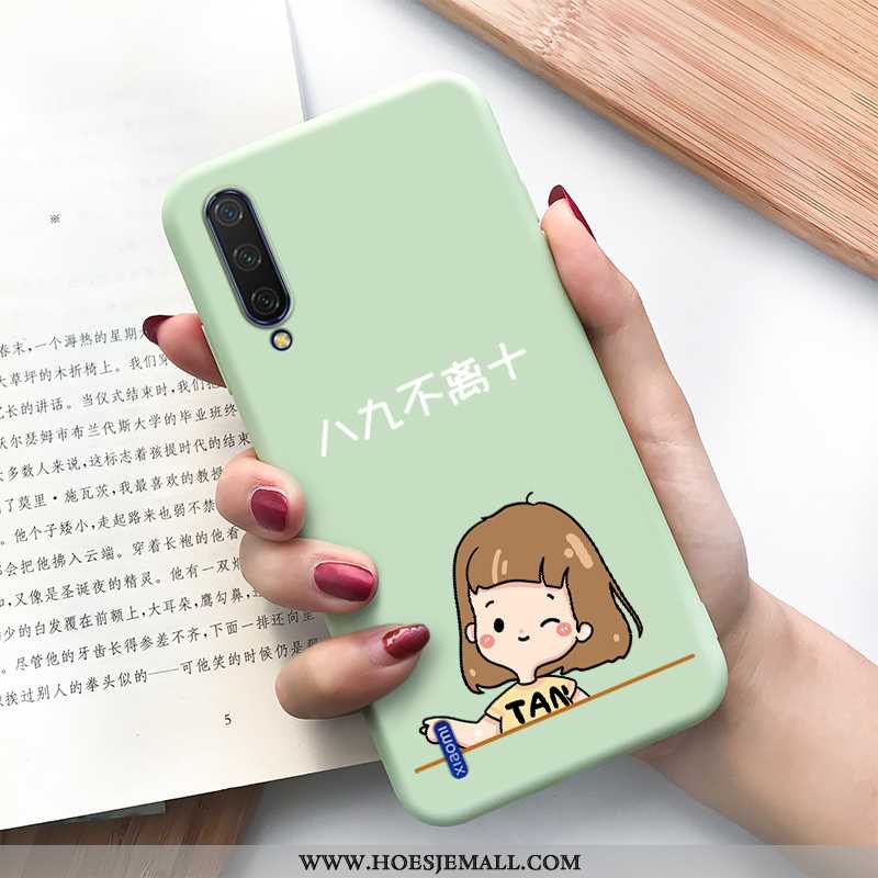 Hoesje Xiaomi Mi A3 Bescherming Scheppend Trend All Inclusive Pas Patroon Groen