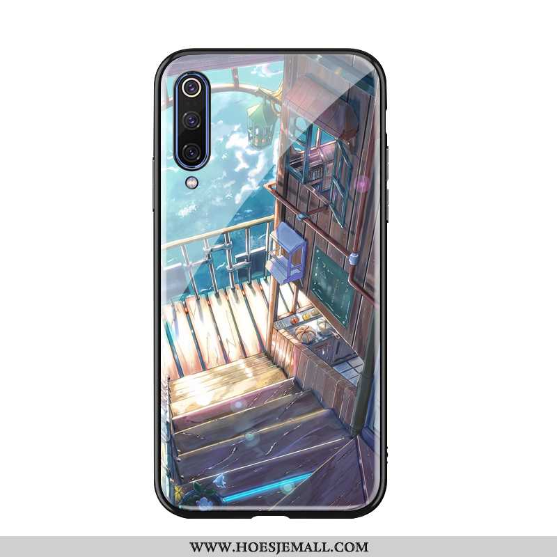 Hoes Xiaomi Mi A3 Zacht Siliconen Hoesje Jeugd All Inclusive Tempereren Mini Blauwe