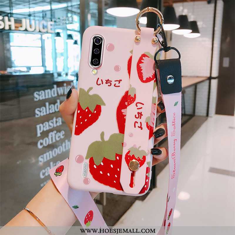 Hoes Xiaomi Mi A3 Siliconen Bescherming Scheppend Rood Fruit Original