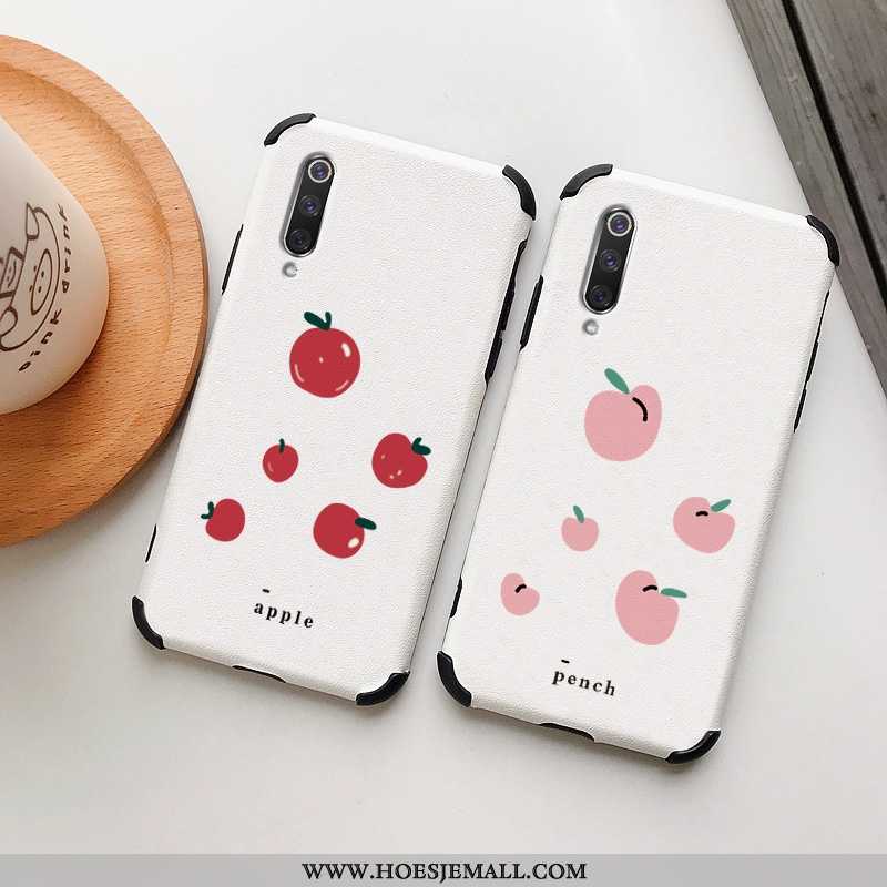 Hoesje Xiaomi Mi A3 Bescherming Leren Anti-fall Patroon Vers Mobiele Telefoon Persoonlijk Roze