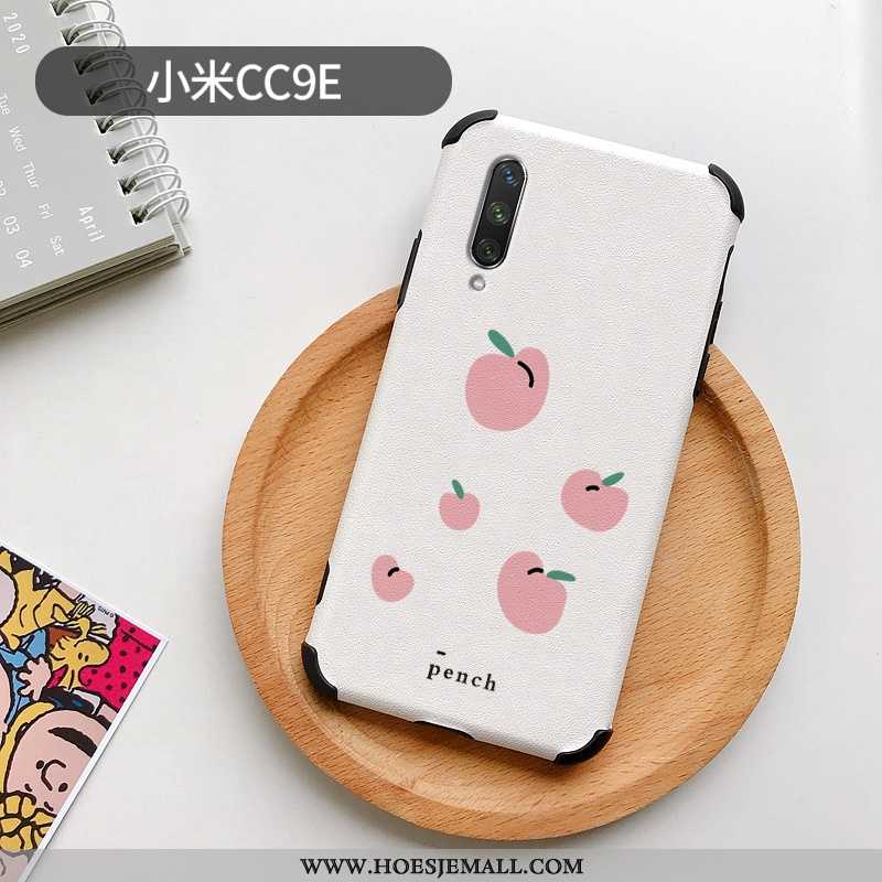 Hoesje Xiaomi Mi A3 Bescherming Leren Anti-fall Patroon Vers Mobiele Telefoon Persoonlijk Roze