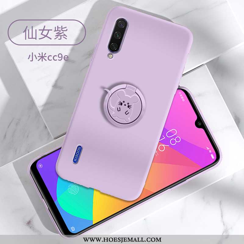 Hoesje Xiaomi Mi A3 Scheppend Trend Mobiele Telefoon Ondersteuning Hoes Mini Purper