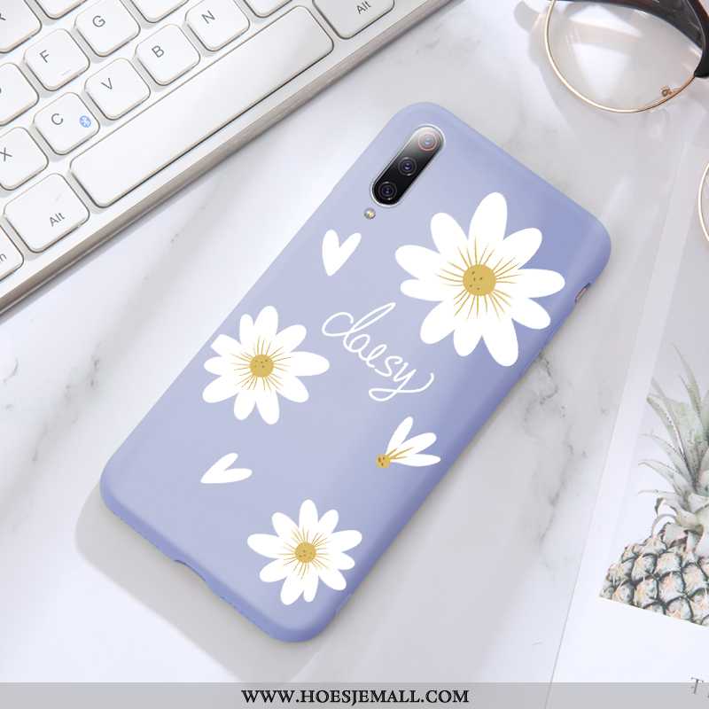 Hoesje Xiaomi Mi A3 Zacht Siliconen Bescherming Mini Dun Mobiele Telefoon Blauwe