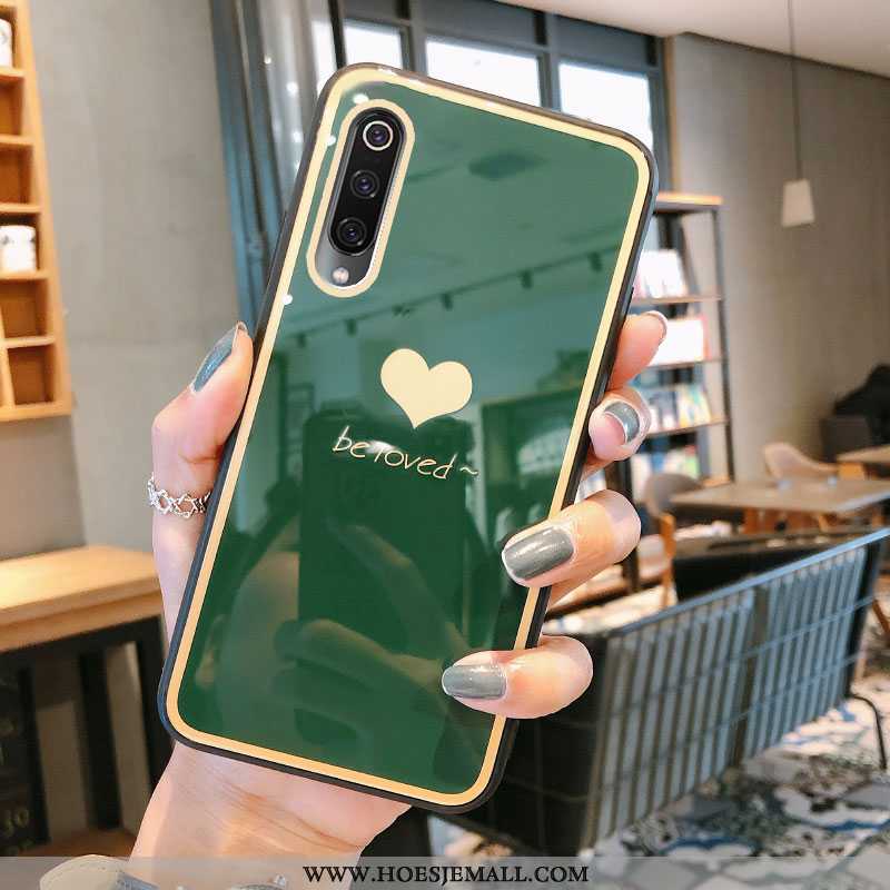 Hoesje Xiaomi Mi A3 Trend Glas Anti-fall Mobiele Telefoon Liefde Net Red Hoes Grijs