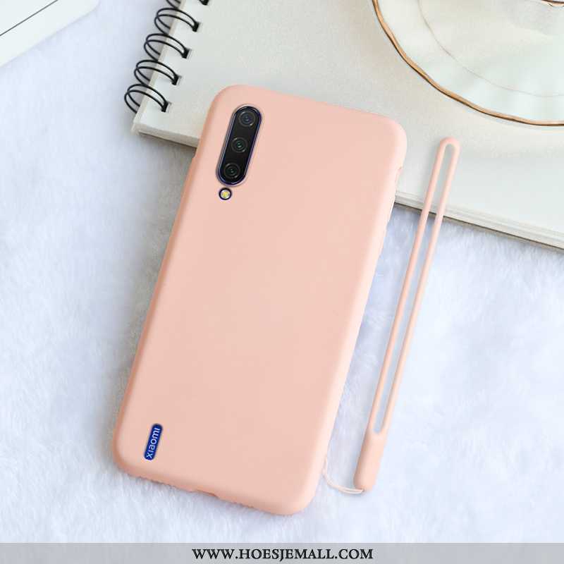 Hoes Xiaomi Mi A3 Hanger Zacht Patroon Pas Siliconen Mobiele Telefoon All Inclusive Zwarte